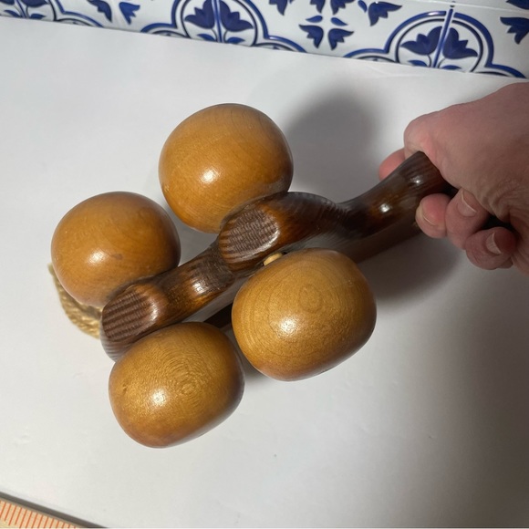 7'wooden horse Massager Toy oversized wheels Handle Yarn tail Ĥgʻgʻ - Picture 13 of 15